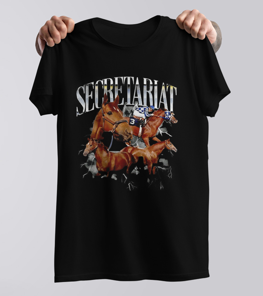 Secretariat Kentucky Derby Champion Horse Racing Legend T-Shirt