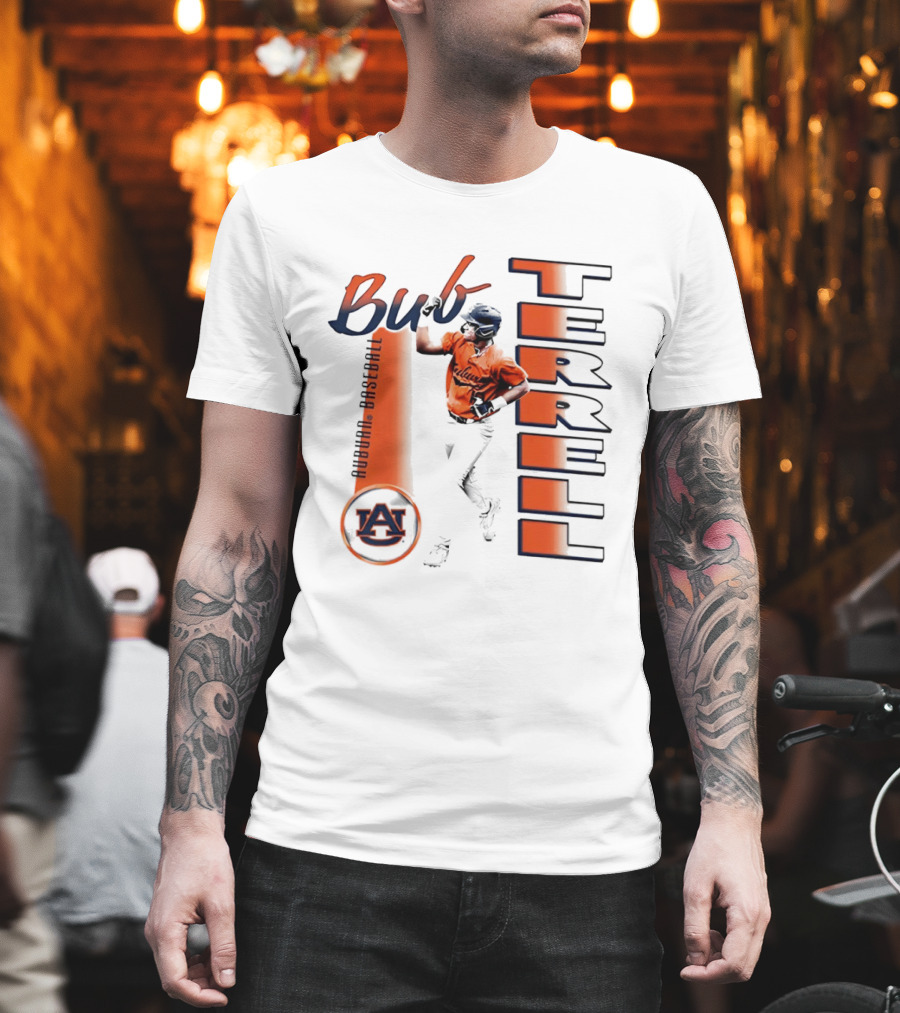 Bub Terrell Auburn Baseball Player Auburn Tigers T-Shirt