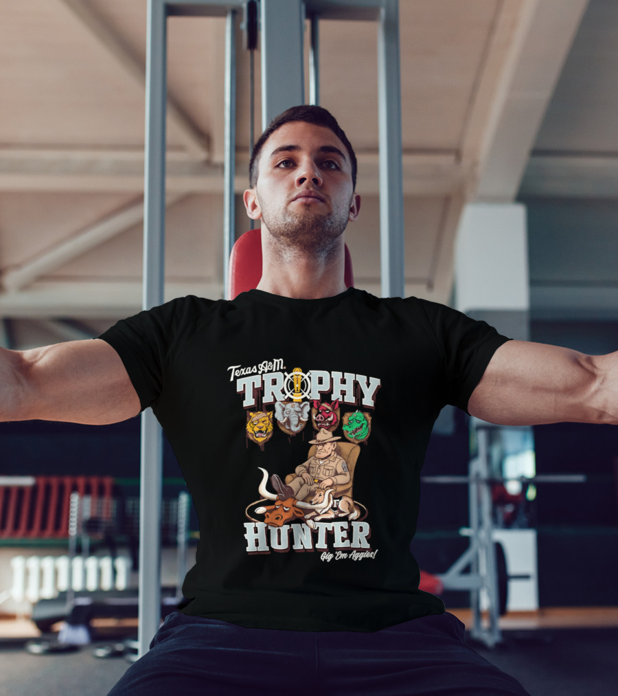 Texas A&M Trophy Hunter Sgt Dan Approved Aggies T-Shirt