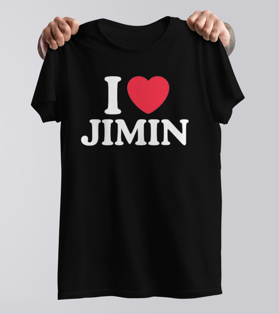 I Love Jimin BTS KPop Lover Fan T-Shirt