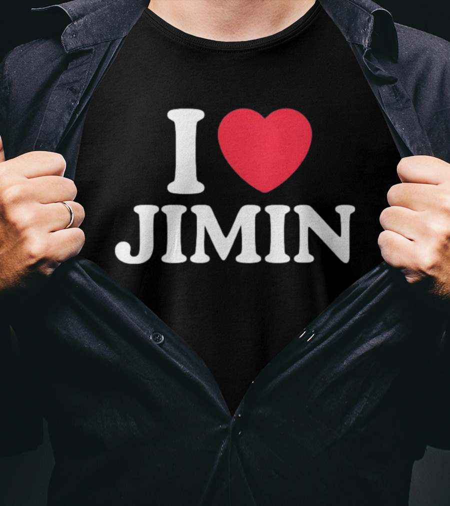 I Love Jimin BTS KPop Lover Fan T-Shirt