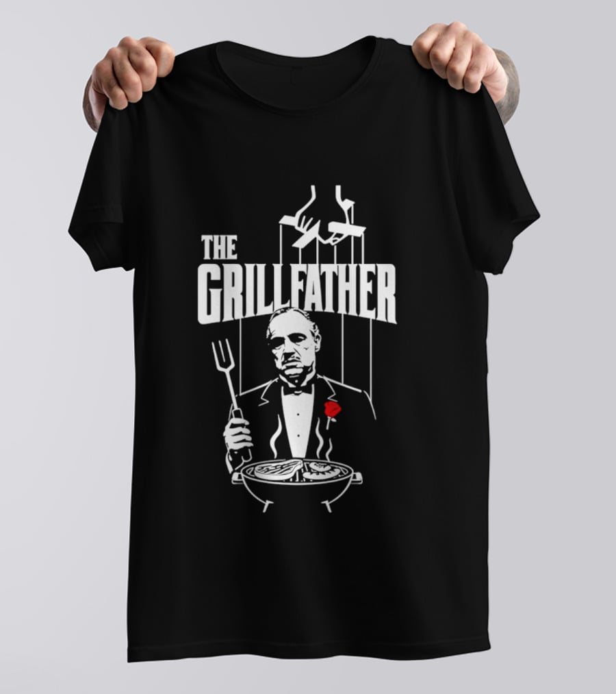 The Grillfather BBQ Cooking Humor T-Shirt