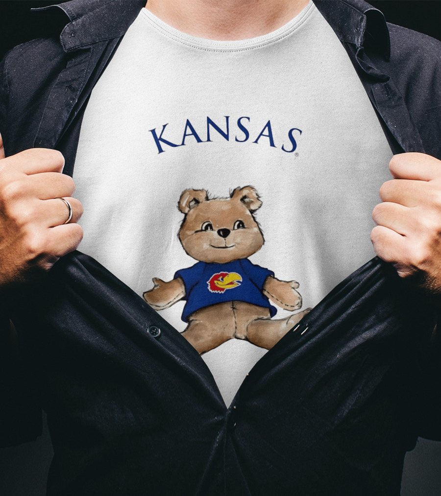 Kansas Jayhawks Teddy Bear KU Jayhawk T-Shirt