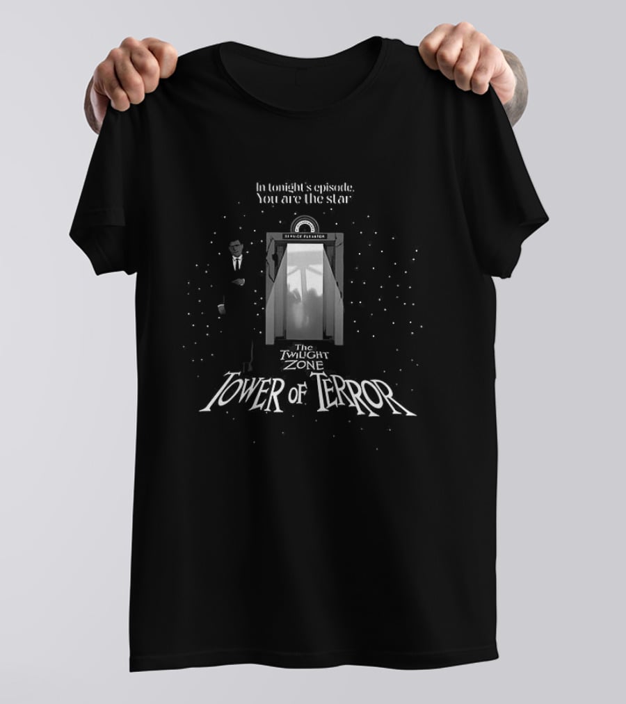 Tower Of Terror The Twilight Zone Elevator Scene T-Shirt