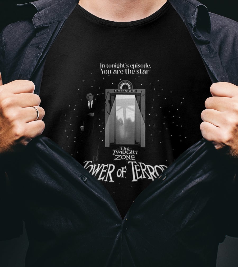 Tower Of Terror The Twilight Zone Elevator Scene T-Shirt