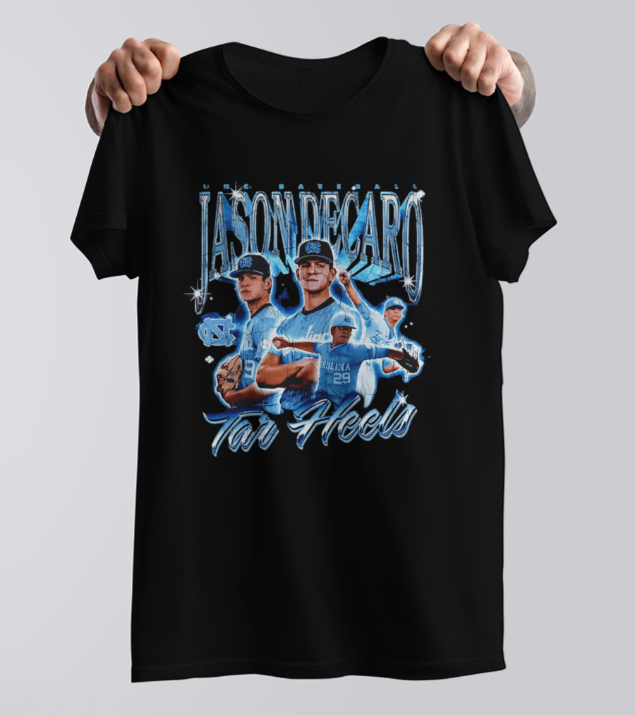 North Carolina Tar Heels Baseball Jason DeCaro T-Shirt