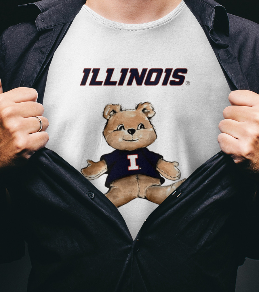 Illinois Fighting Illini Teddy Bear With I T-Shirt