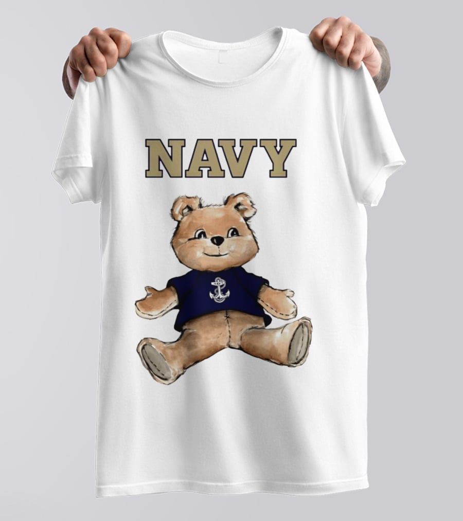 Navy Midshipmen Teddy Bear Anchor T-Shirt
