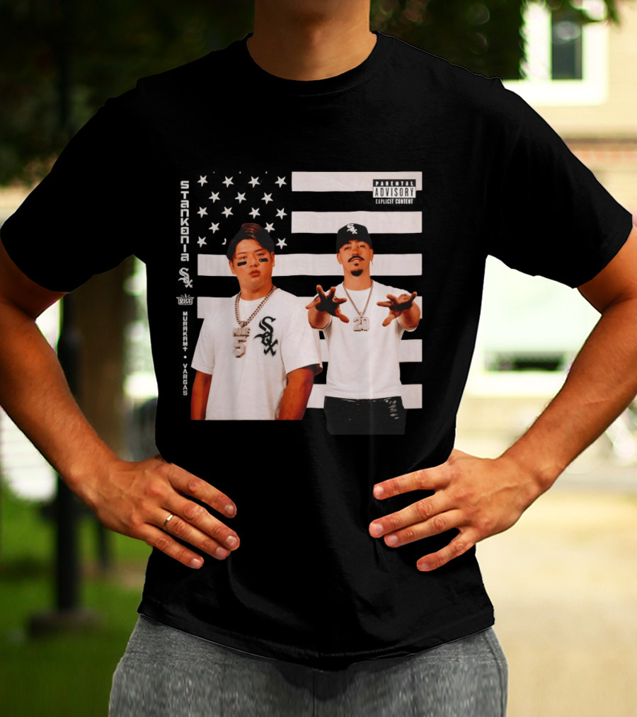 Murakami Munetaka Miguel Vargas Chicago White Sox Baseball American Flag Advisory 5 20 T-Shirt