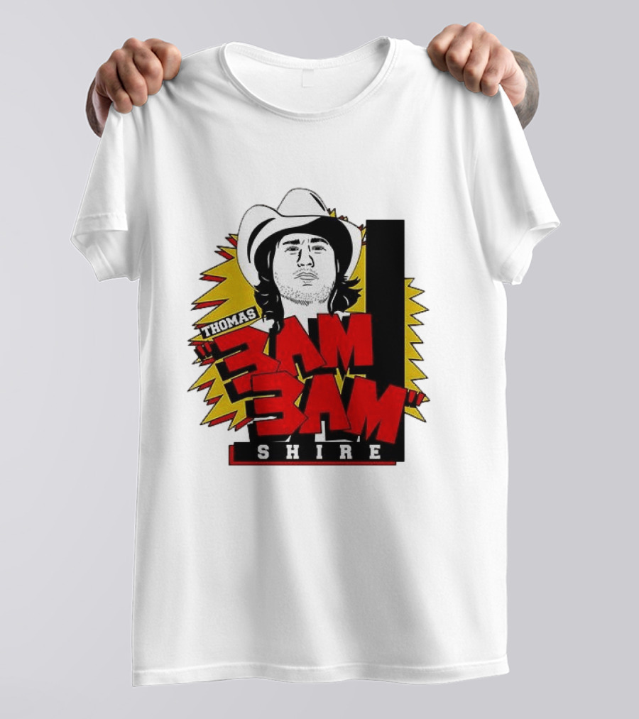 Thomas Shire 3AM 3AM Cowboy Hat Portrait Burst T-Shirt
