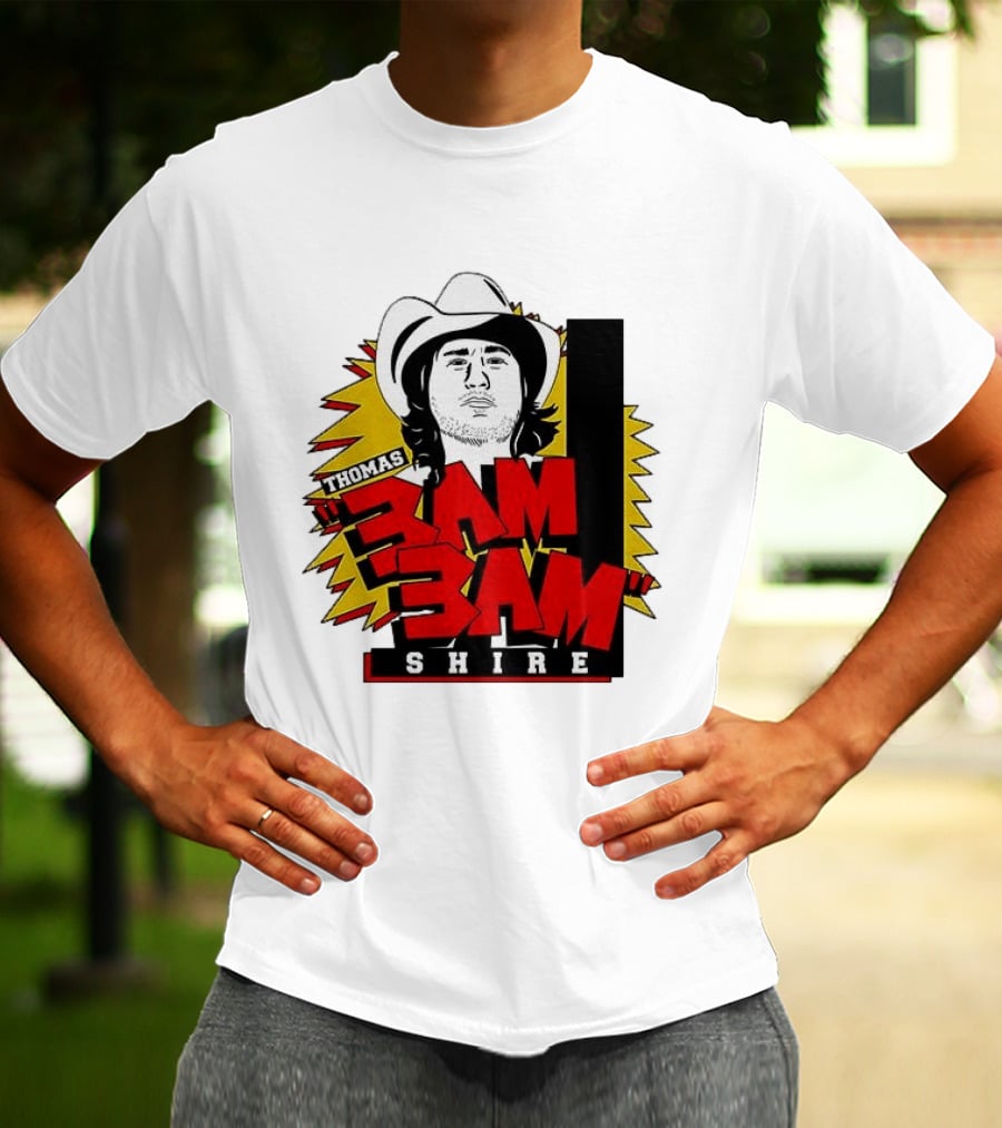 Thomas Shire 3AM 3AM Cowboy Hat Portrait Burst T-Shirt