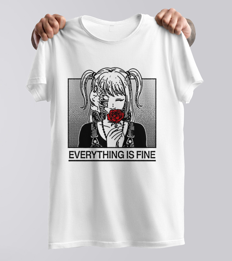 Tomie Kawakami Everything Is Fine Anime T-Shirt