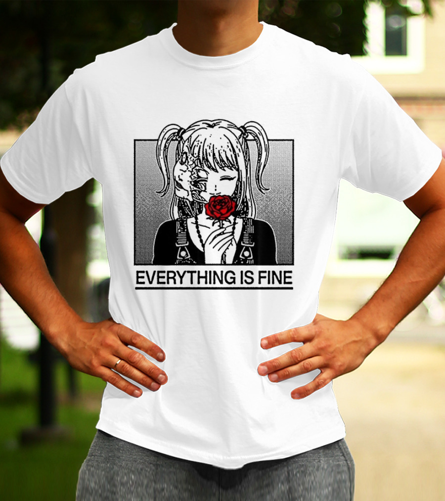Tomie Kawakami Everything Is Fine Anime T-Shirt