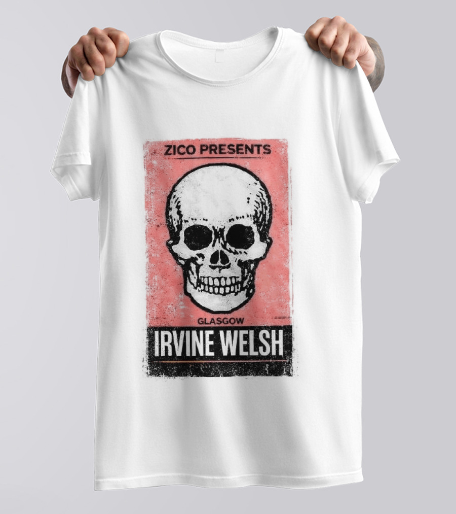 Zico Presents Irvine Welsh Glasgow Skull Red T-Shirt