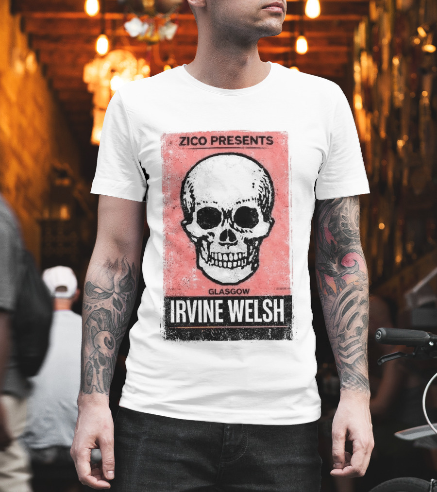 Zico Presents Irvine Welsh Glasgow Skull Red T-Shirt