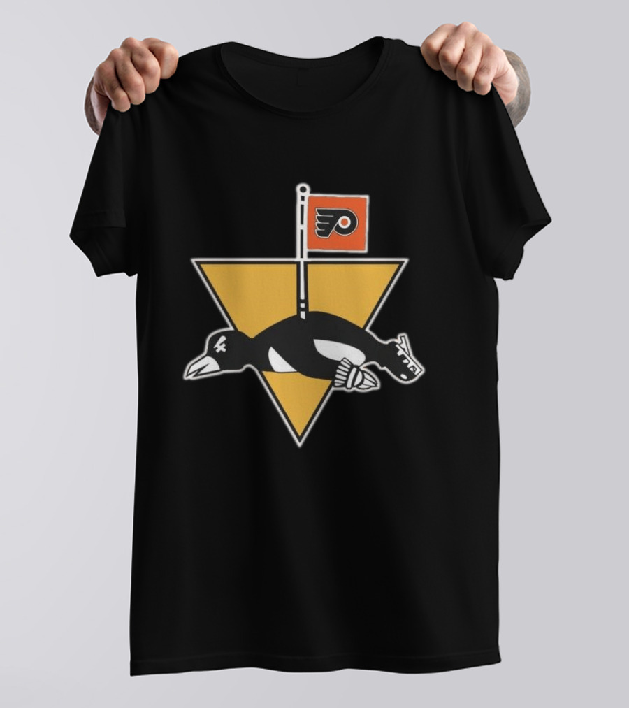 Philadelphia Beat 2026 Flyers Vs Penguins Rivalry T-Shirt