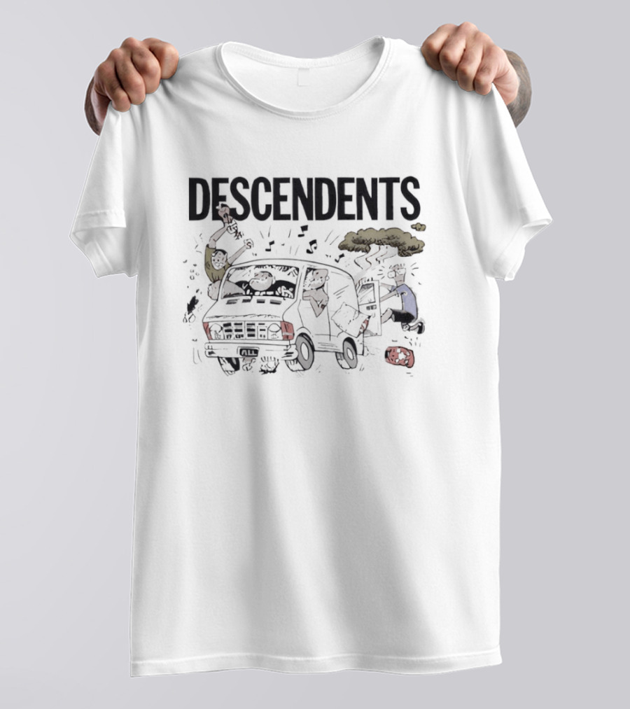 Descendents Punk Rock Van Humor Graphic Adventure T-Shirt