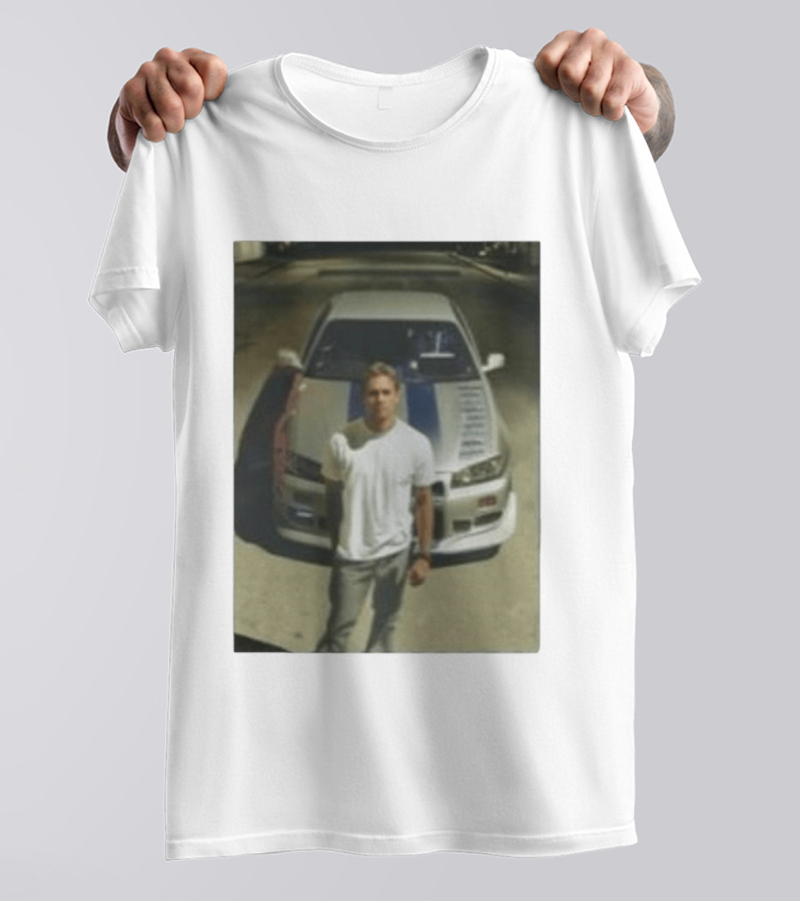 50th Birthday Archive 01 The Paul Walker Foundation Nissan Skyline R34 T-Shirt