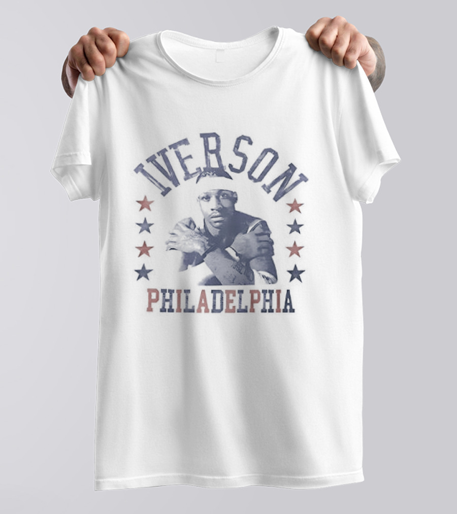 Iverson Philadelphia 76ers NBA Stars T-Shirt