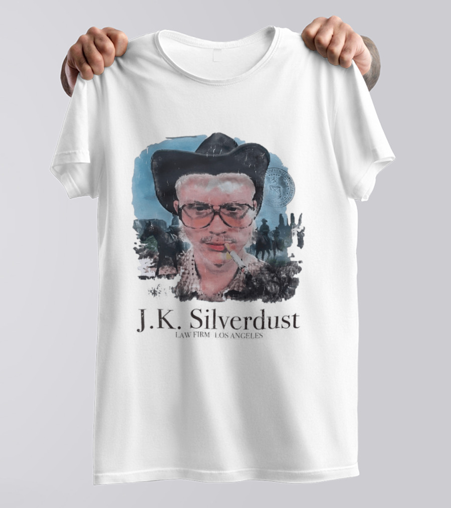JK Silverdust Cowboy Los Angeles Vintage Style Smoking T-Shirt