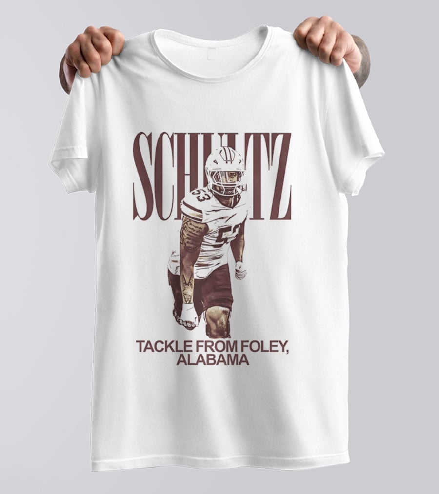 SCHULTZ Tackle From Foley Alabama T-Shirt