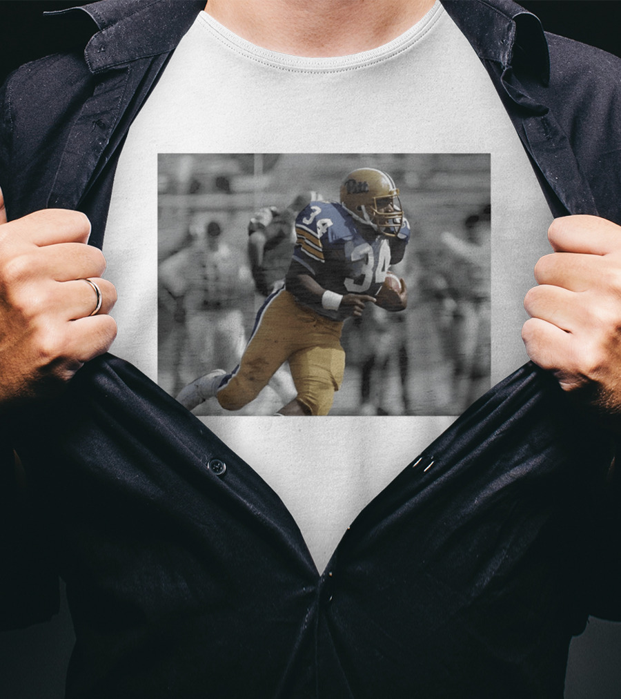 Craig Ironhead 34 Pittsburgh Panthers Football Legend T-Shirt