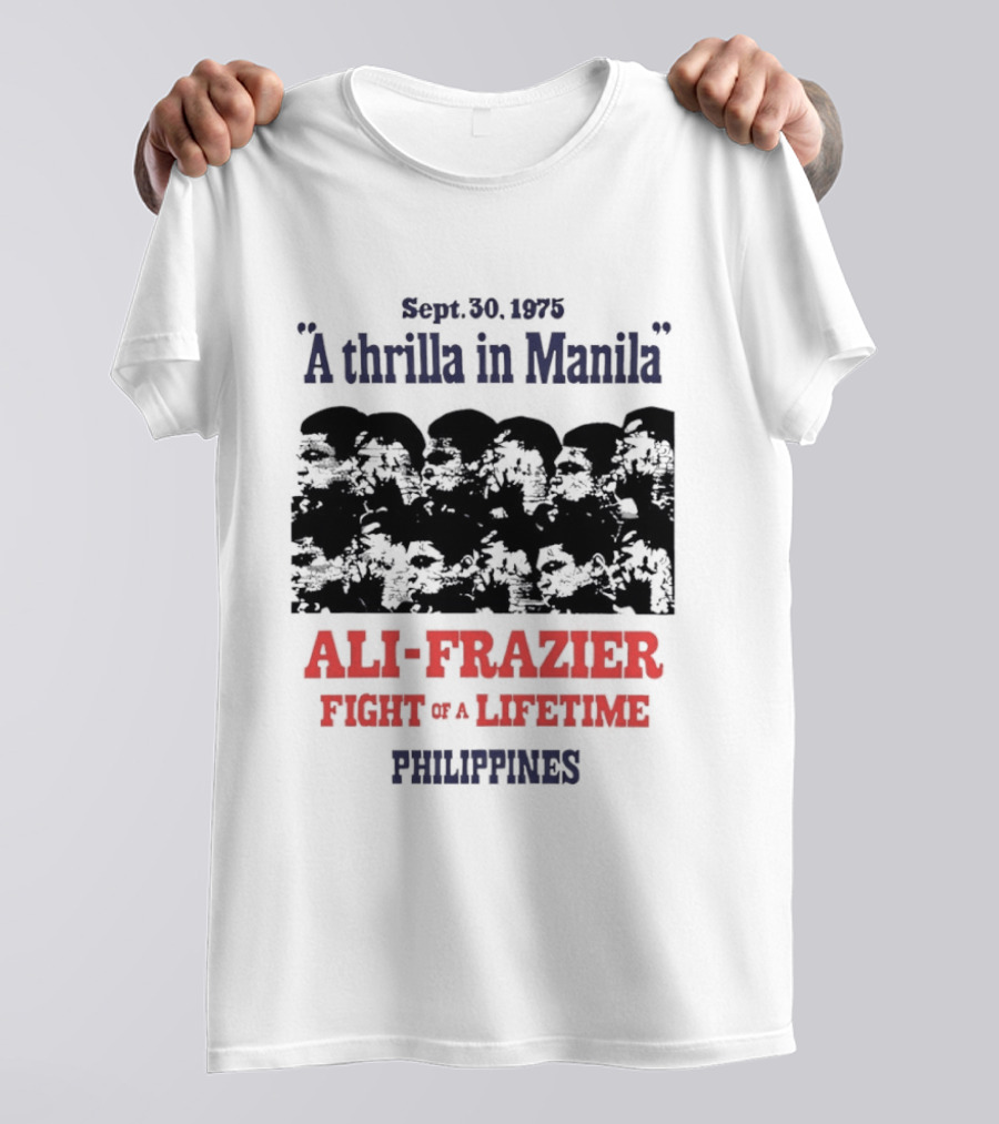 Rumble In The Jungle Ali Frazier Fight Of A Lifetime Philippines T-Shirt