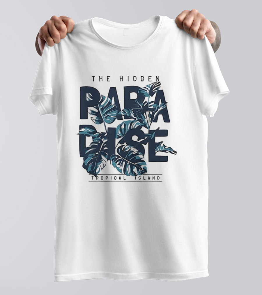The Hidden Paradise Tropical Island Experience With Lush Foliage T-Shirt