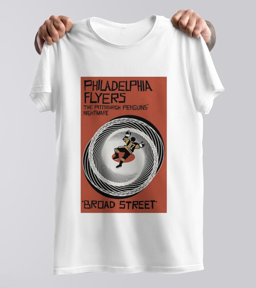 Philadelphia Flyers Broad Street Rivalry The Pittsburgh Penguins Nightmare T-Shirt