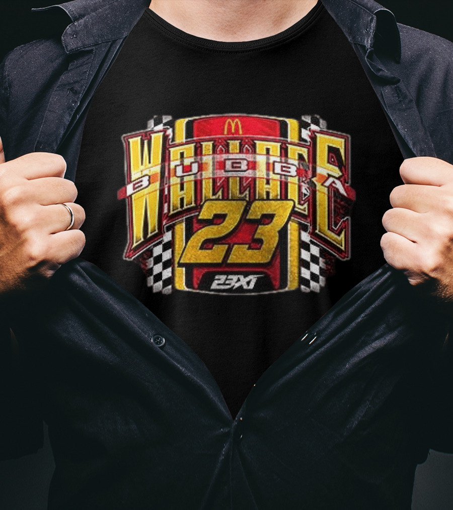 23XI Bubba Wallace McDonald's Racing 23 T-Shirt