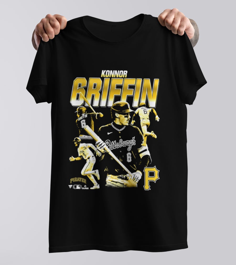 Pittsburgh Konnor Griffin 2026 Player Collage With Pirates T-Shirt