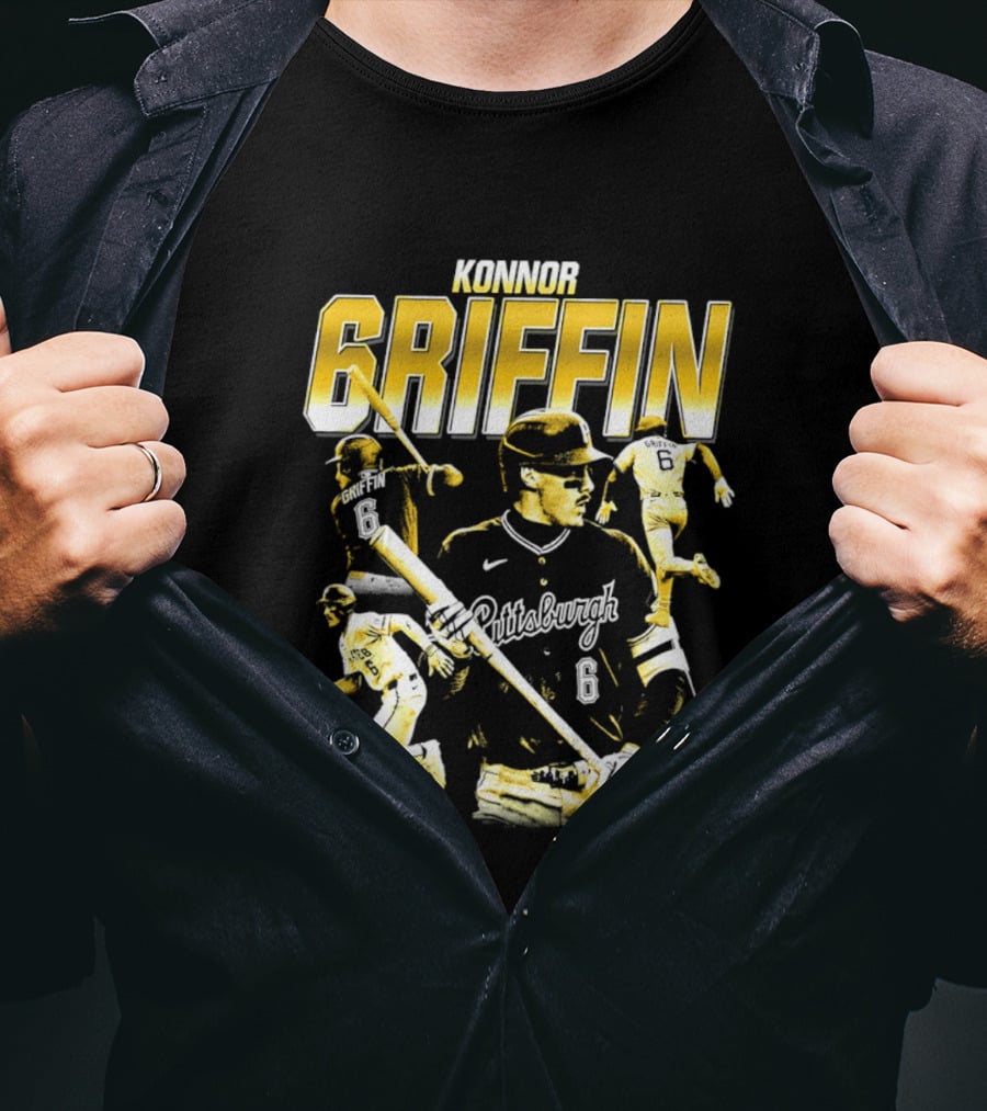 Pittsburgh Konnor Griffin 2026 Player Collage With Pirates T-Shirt