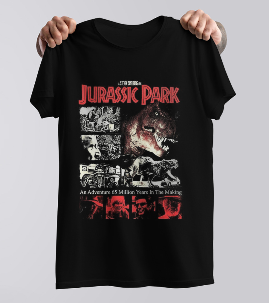 Jurassic Park Adventure 65 Million Years In The Making 1993 T-Shirt