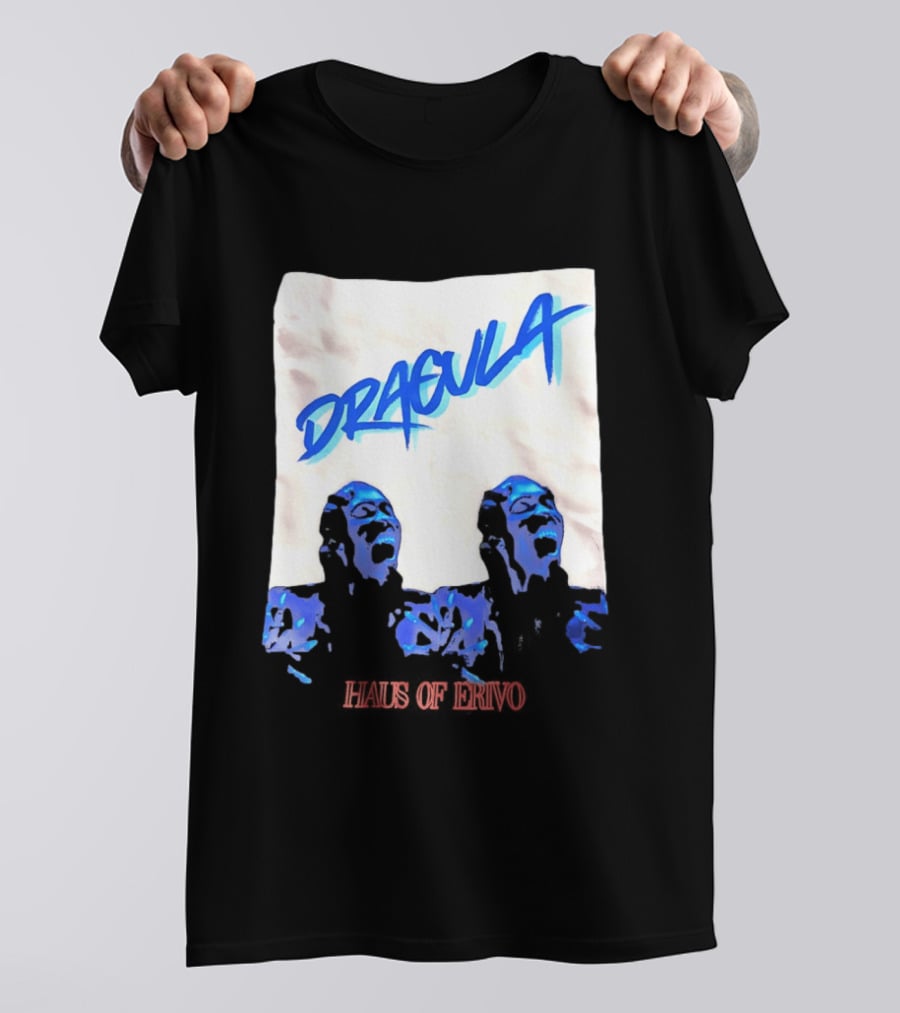 Cynthia Erivo Dracula Haus Of Erivo Blue Artistic T-Shirt