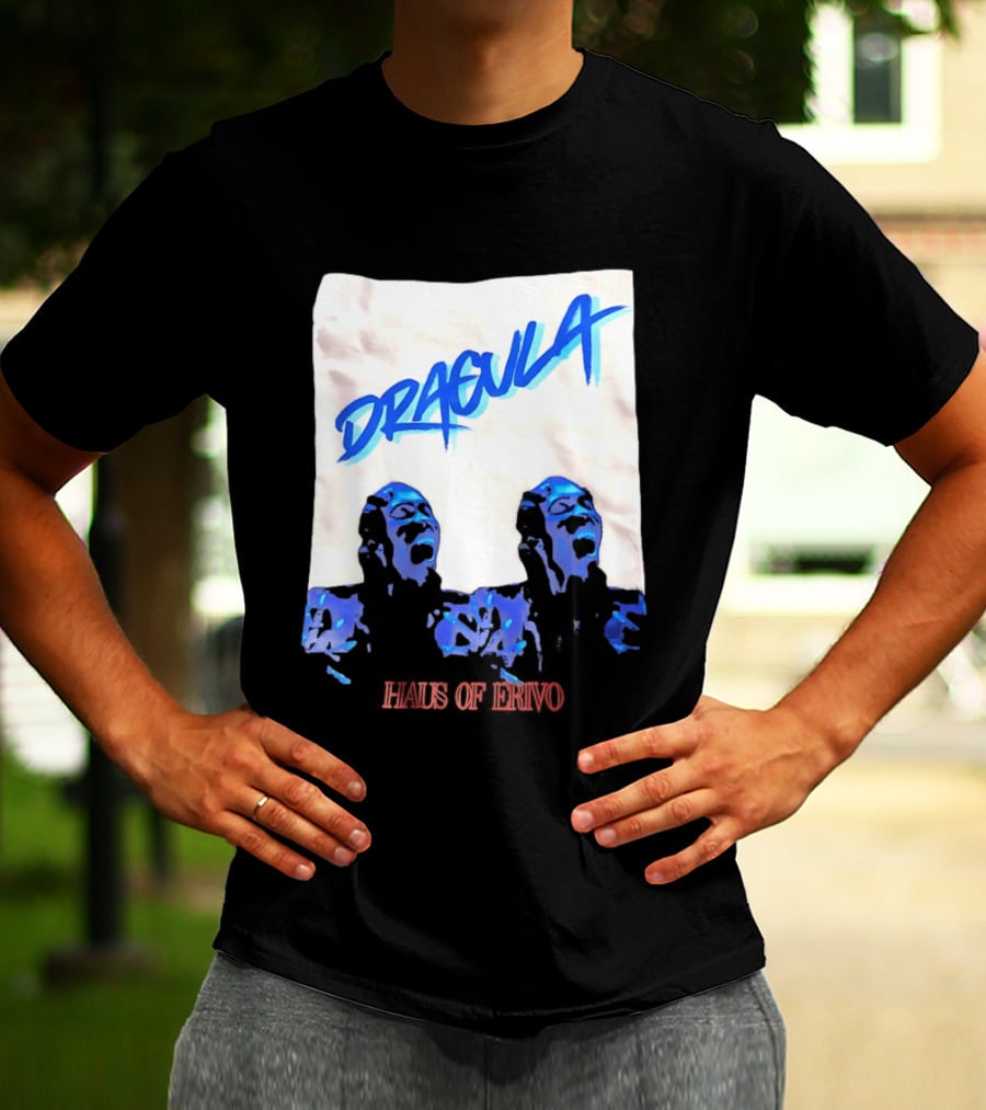 Cynthia Erivo Dracula Haus Of Erivo Blue Artistic T-Shirt
