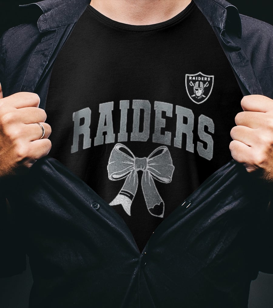 Las Vegas Raiders Retired Teacher Loves Her Ribbon T-Shirt
