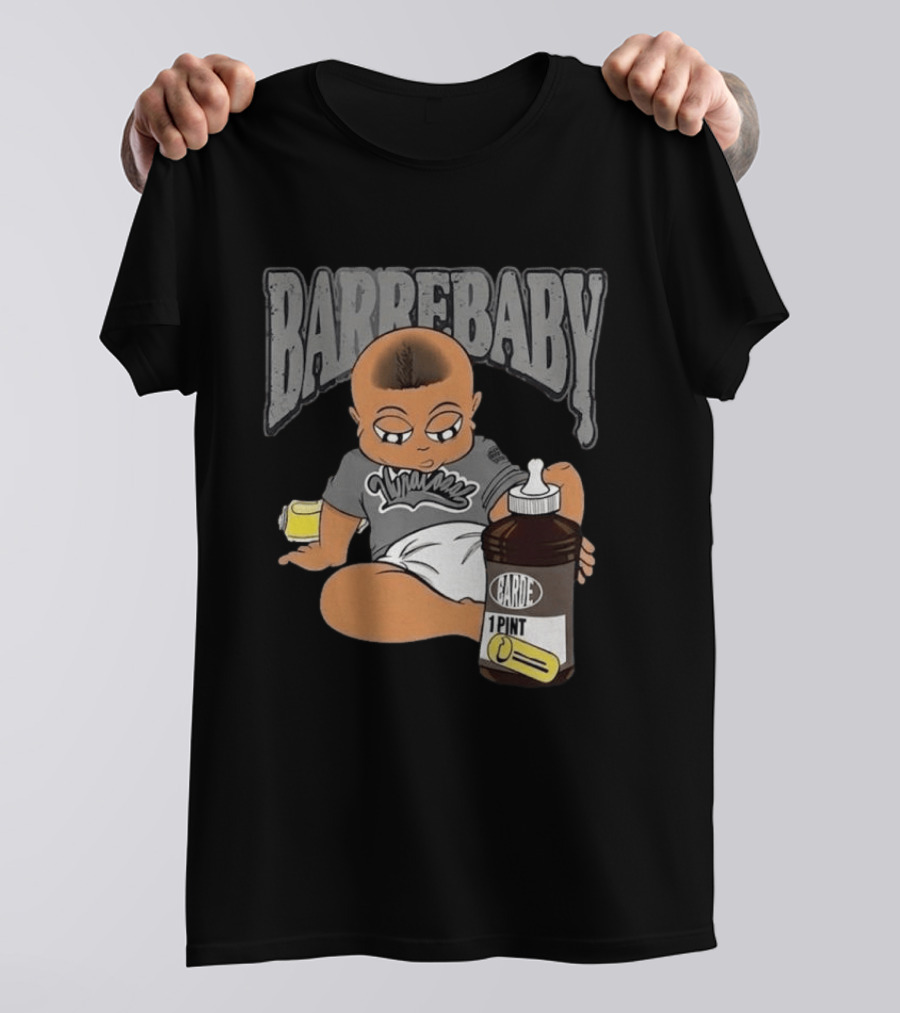 Barrebaby Lil Wayne Syrup 1 Pint Vintage Baby Cartoon T-Shirt