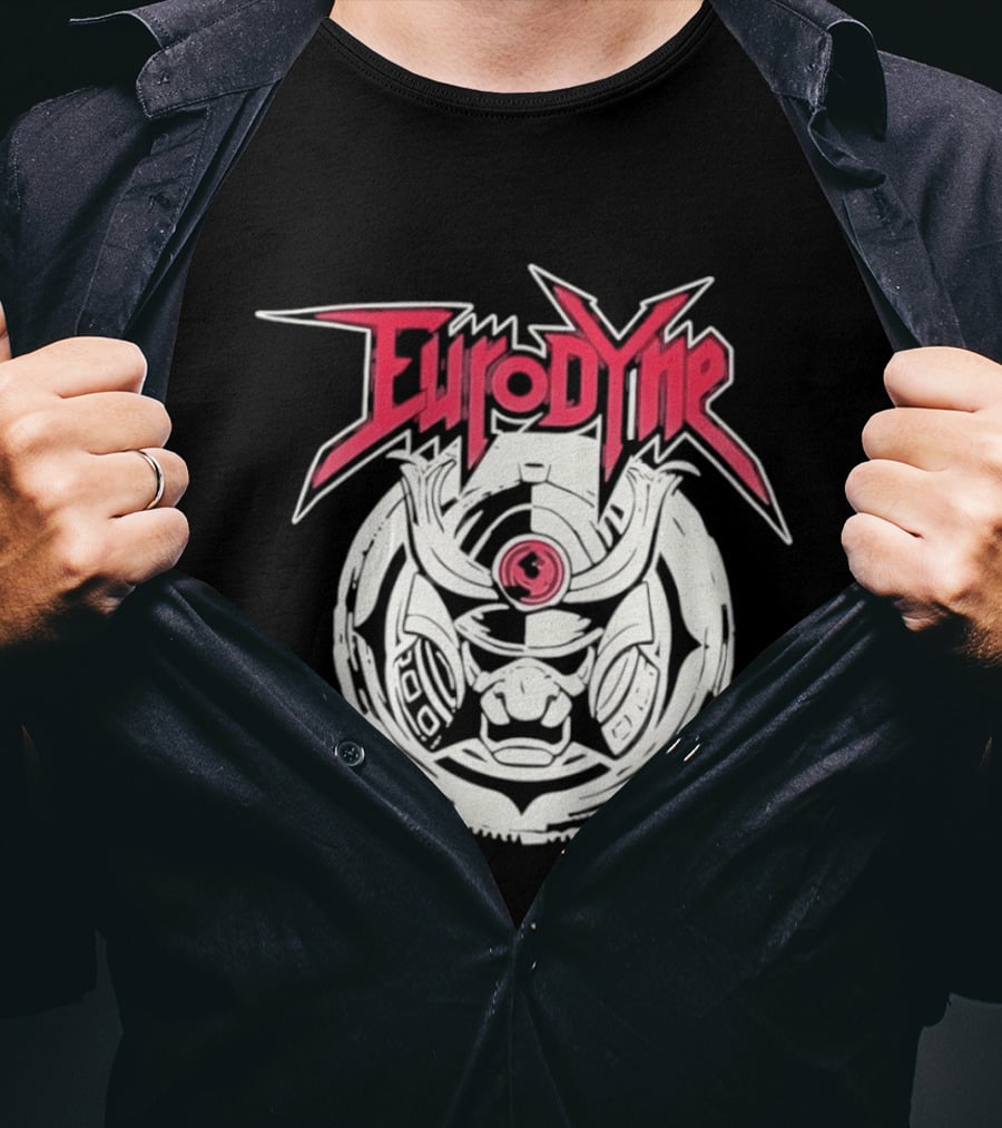 Eurodyne Samurai Cyberpunk Oni RCP77 T-Shirt