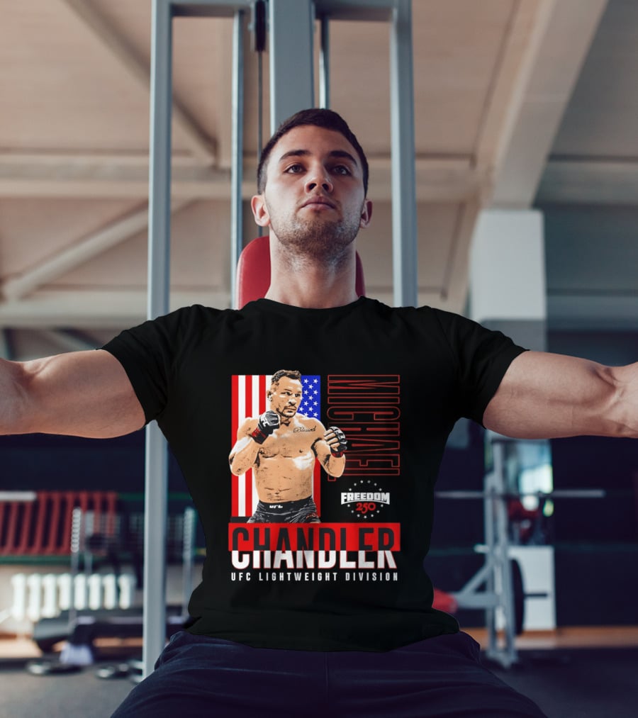 Michael Chandler UFC 250 Blessed American Flag T-Shirt