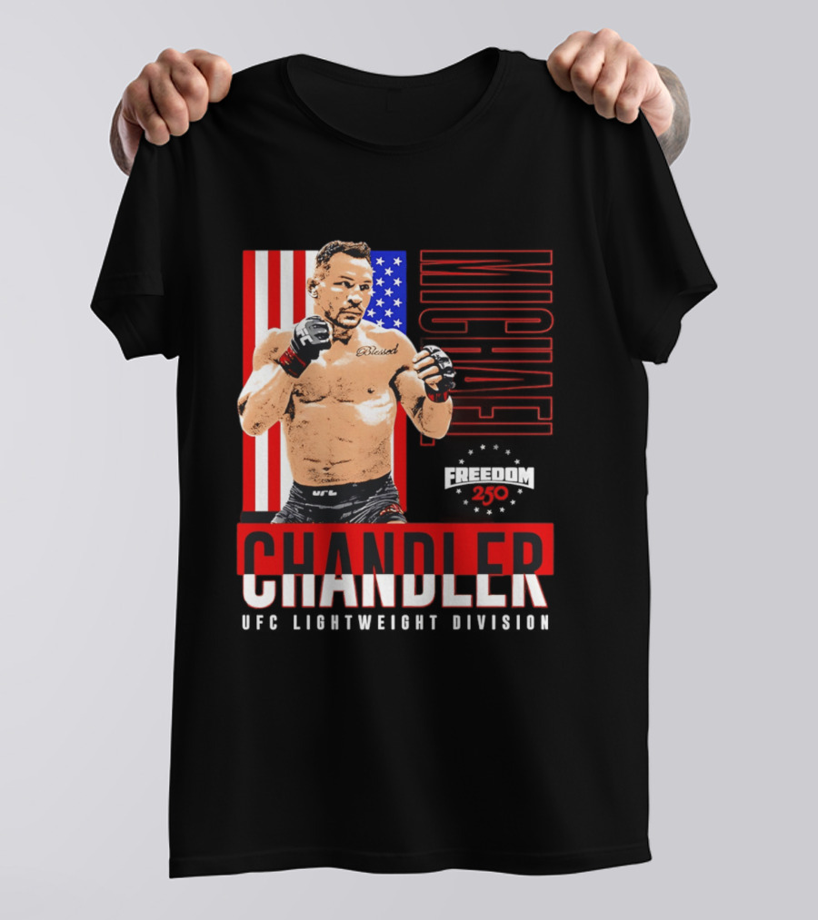 Michael Chandler UFC 250 Blessed American Flag T-Shirt