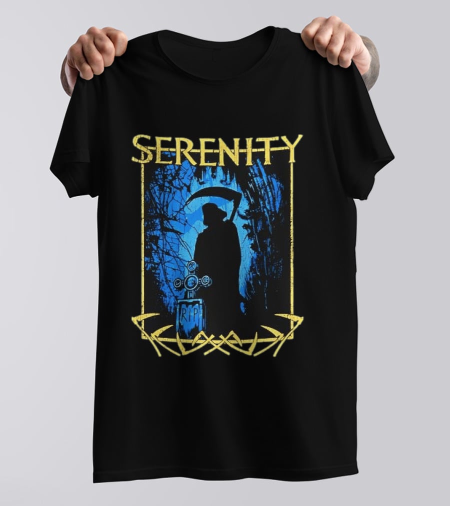 Serenity Grave Robber Reaper RIP Warren Lotas T-Shirt