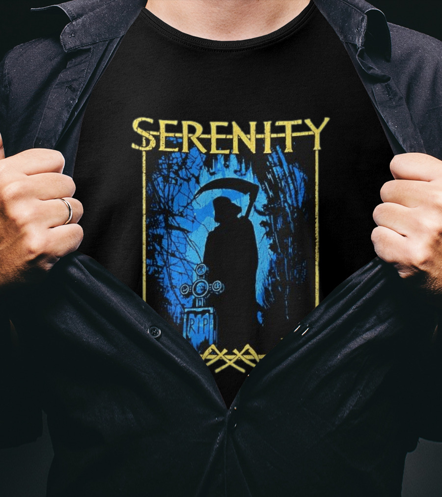 Serenity Grave Robber Reaper RIP Warren Lotas T-Shirt