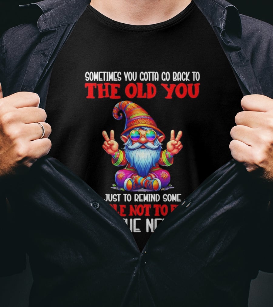 Sometimes You Gotta Go Back To The Old You Just To Remind Some People Not To Fuck With The New You T-Shirt