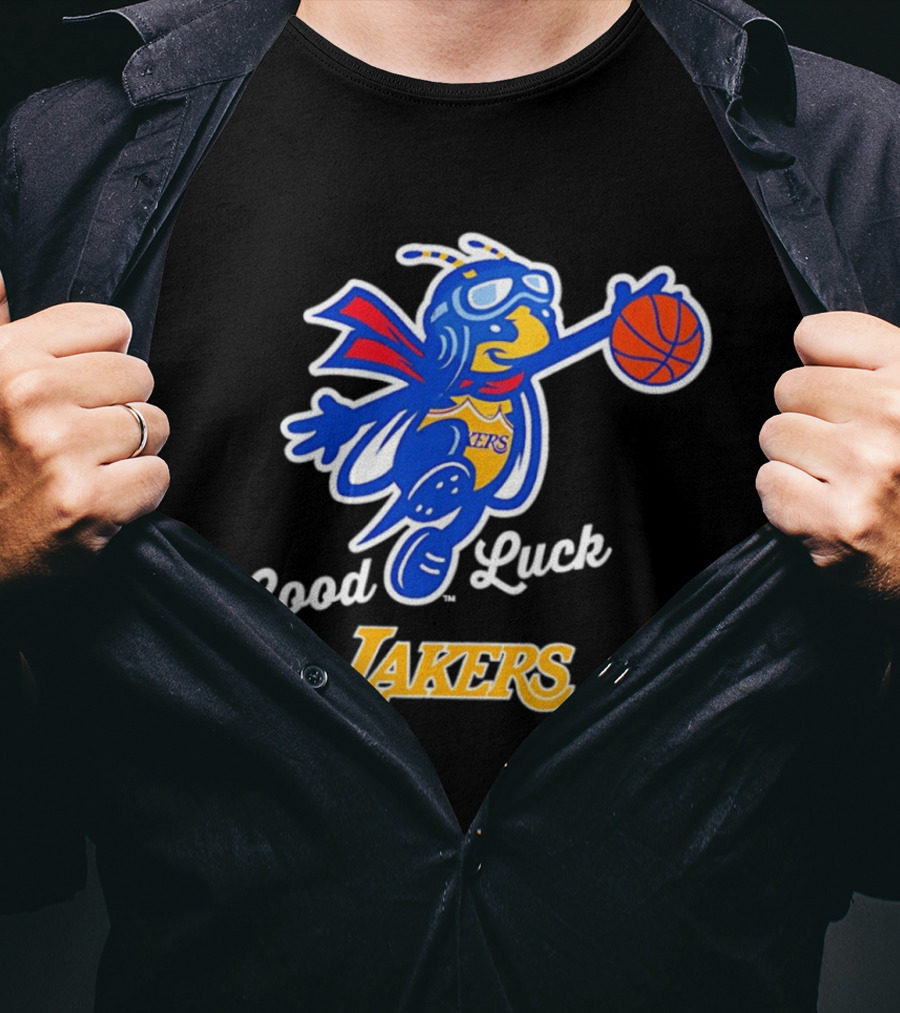 Good Luck Lakers Bee Basketball Team Spirit T-Shirt