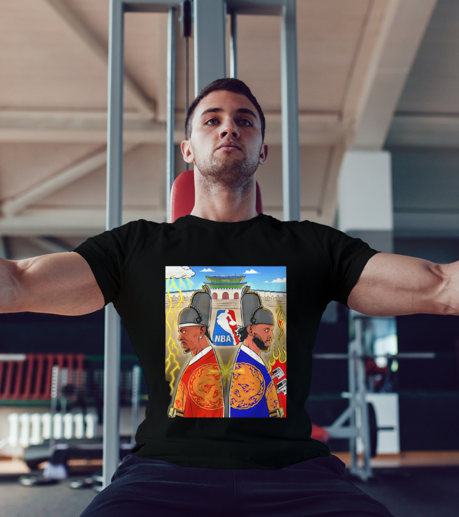 Shai Gilgeous Alexander Cade Cunningham 2026 NBA Korea Dragons Gyeongbokgung Palace T-Shirt