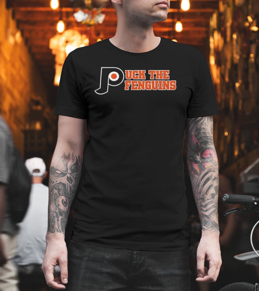 Philadelphia Flyers Puck The Fenguins T-Shirt