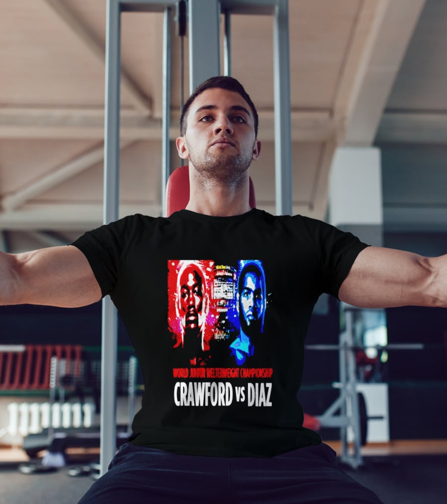 Crawford Vs Diaz World Junior Welterweight Championship Boxing T-Shirt
