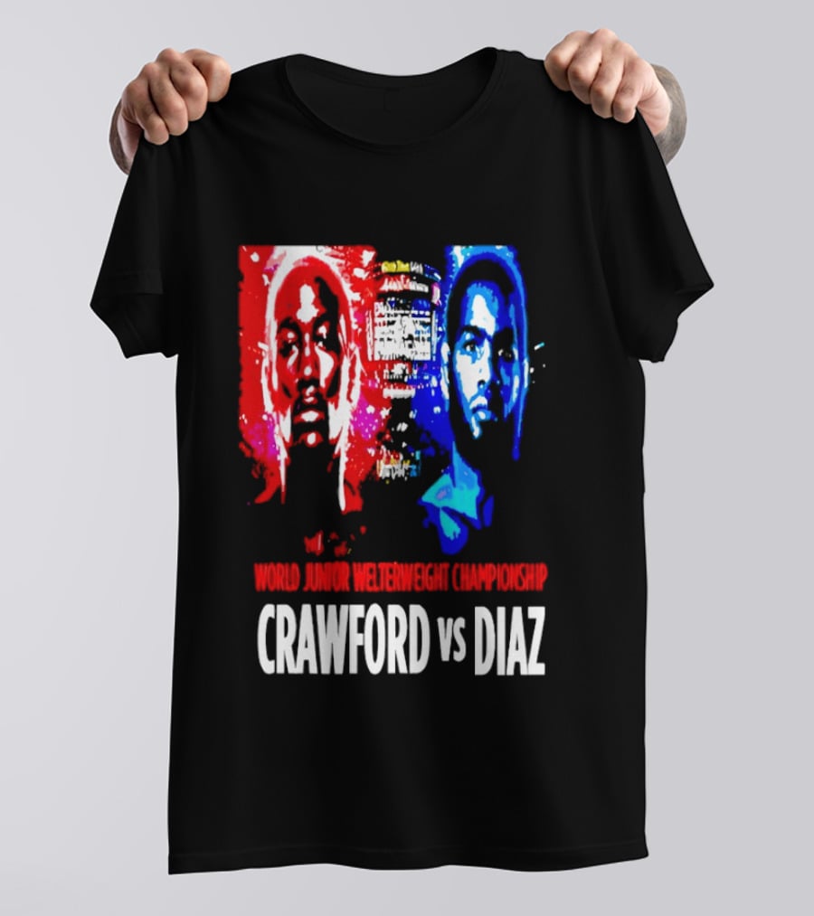 Crawford Vs Diaz World Junior Welterweight Championship Boxing T-Shirt