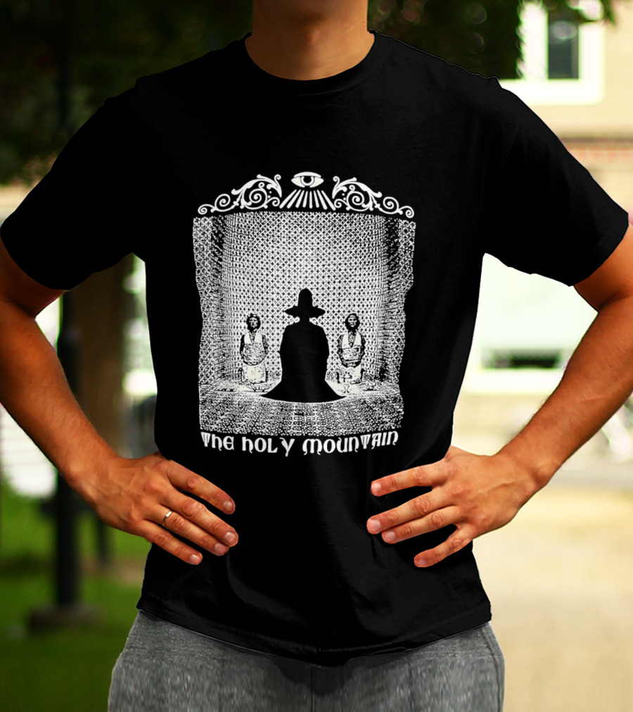 The Holy Mountain Mystical Silhouette With Eye T-Shirt