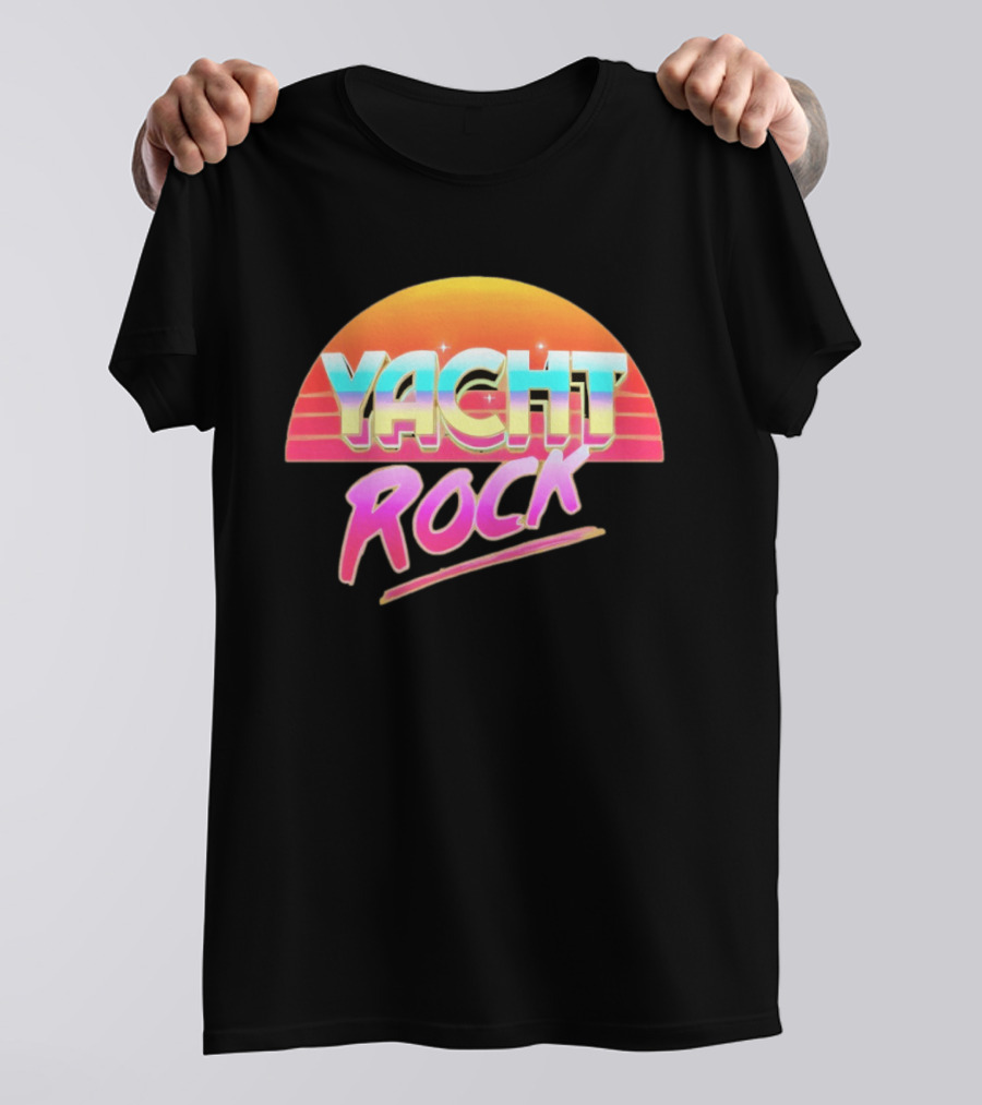 Yacht Rock Sunset Retro Vibes T-Shirt